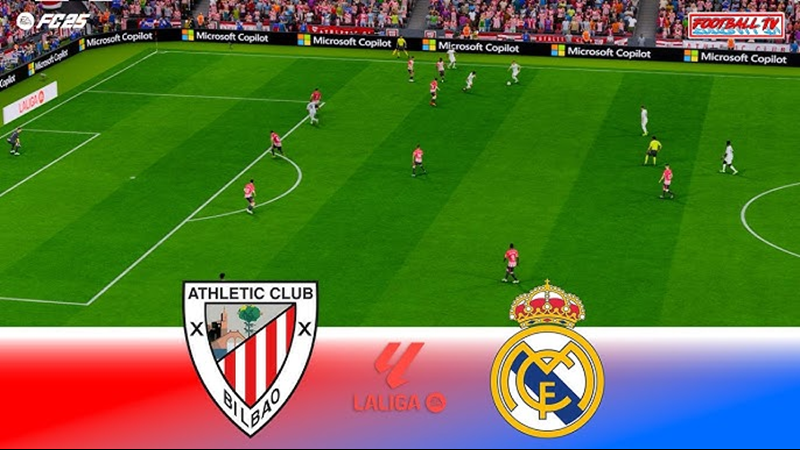 Phong độ 2 đội Real Madrid vs Athletic Bilbao