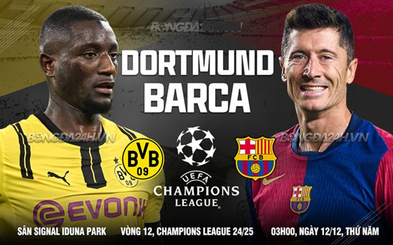 Phong độ 2 đội Dortmund vs Barcelona